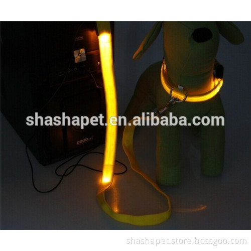 Dog grooming rechargeable dog leash,USB rechargeable led dog lead with dog lead